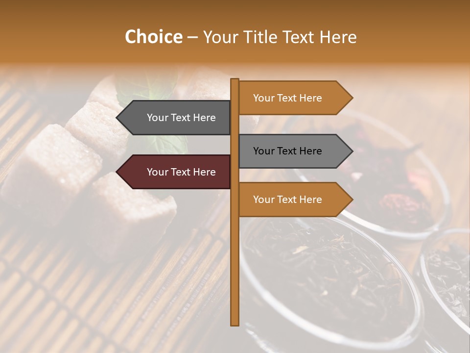 Liquid Horizontal Sugar PowerPoint Template