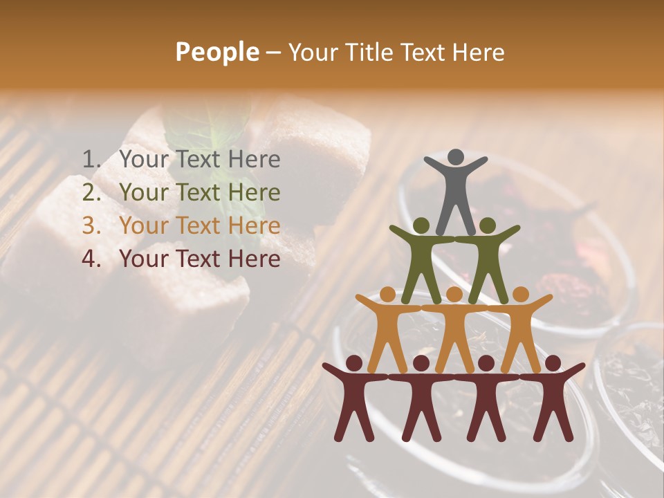 Liquid Horizontal Sugar PowerPoint Template