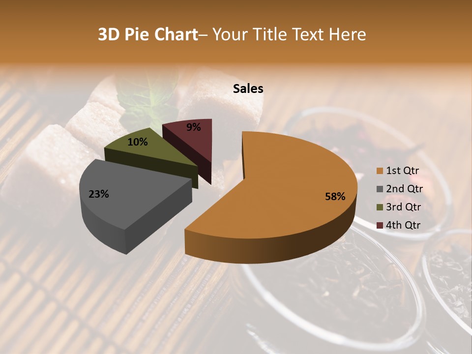 Liquid Horizontal Sugar PowerPoint Template