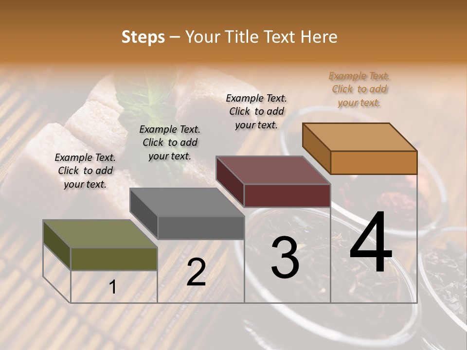 Liquid Horizontal Sugar PowerPoint Template