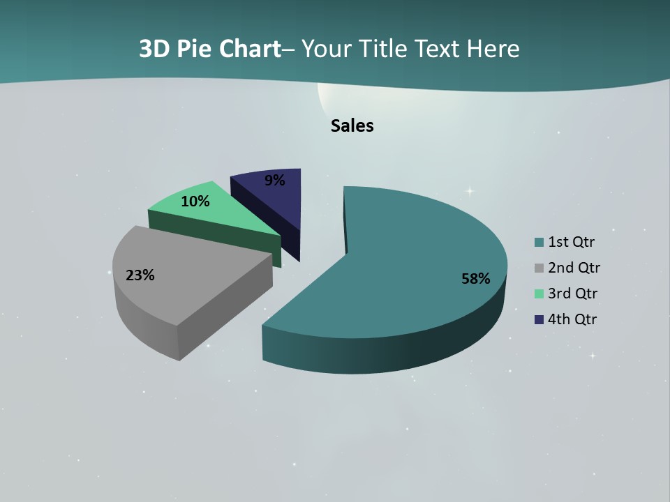 Digital Satellite Twilight PowerPoint Template