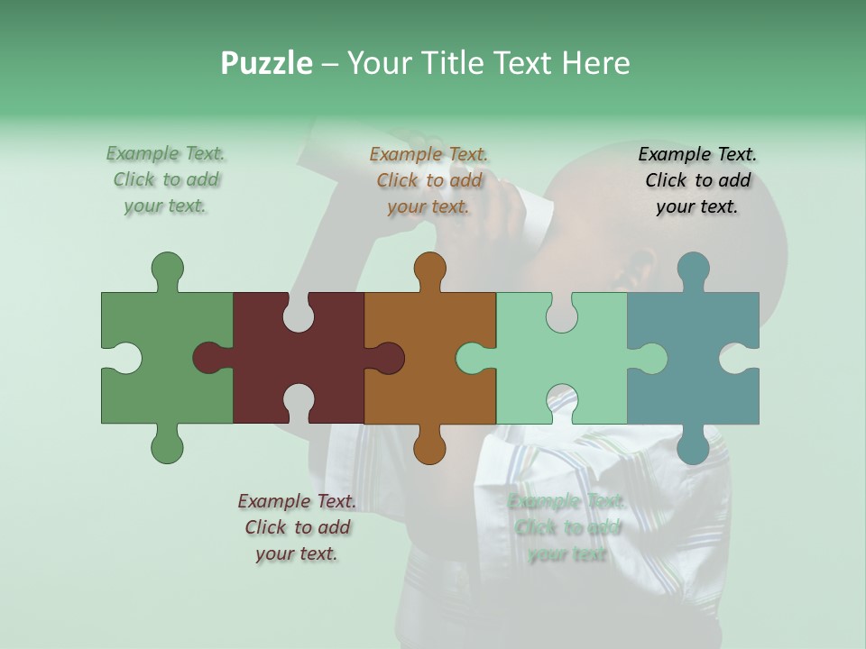 Boardroom Toon Teamwork PowerPoint Template