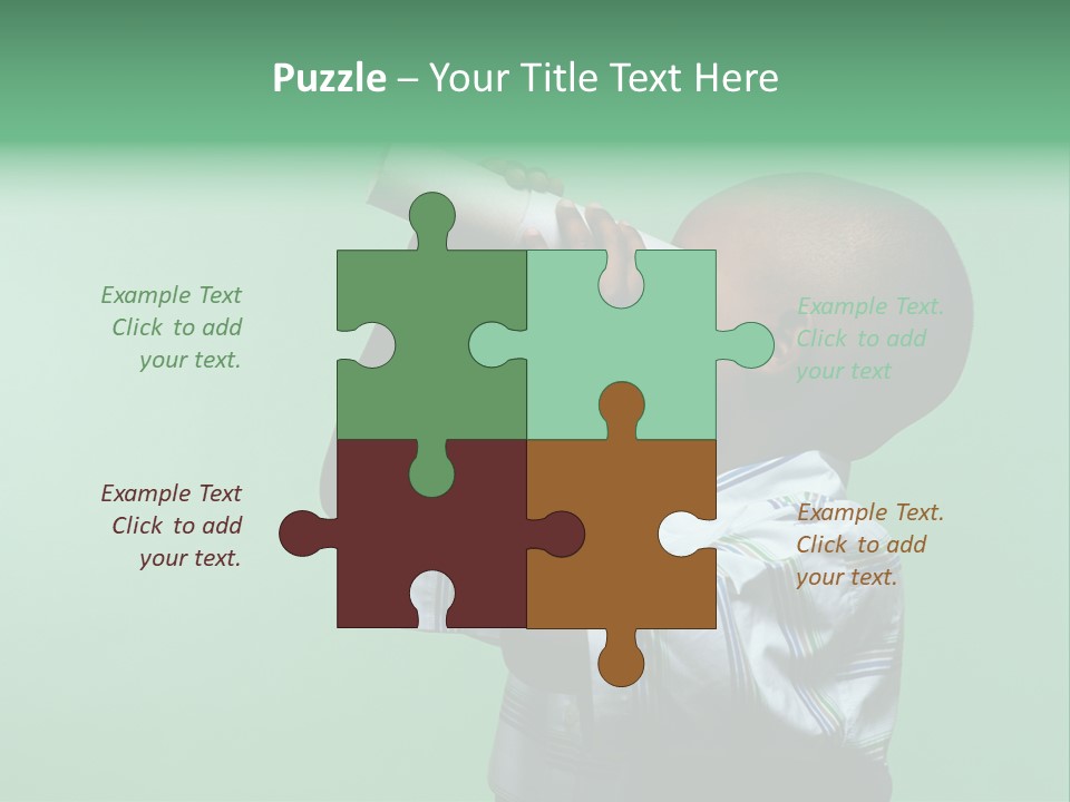 Boardroom Toon Teamwork PowerPoint Template