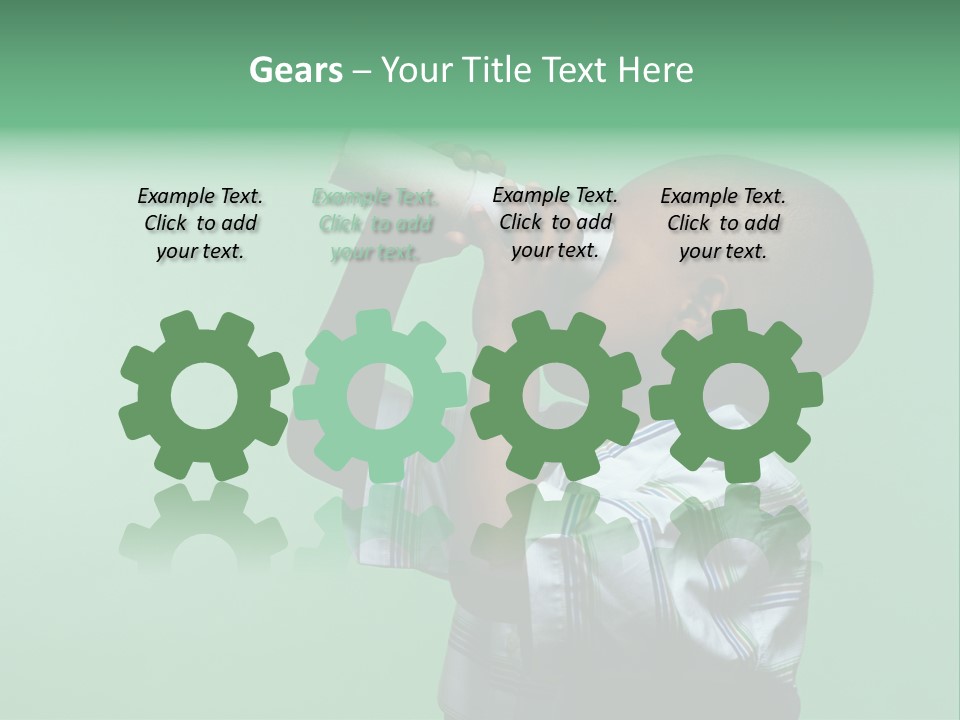 Boardroom Toon Teamwork PowerPoint Template