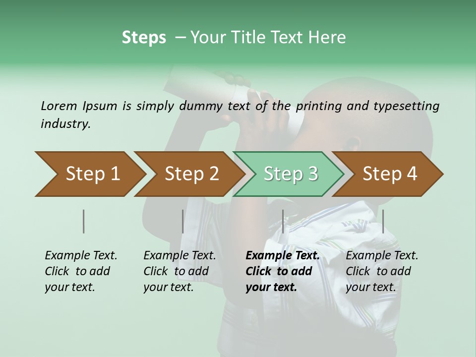 Boardroom Toon Teamwork PowerPoint Template