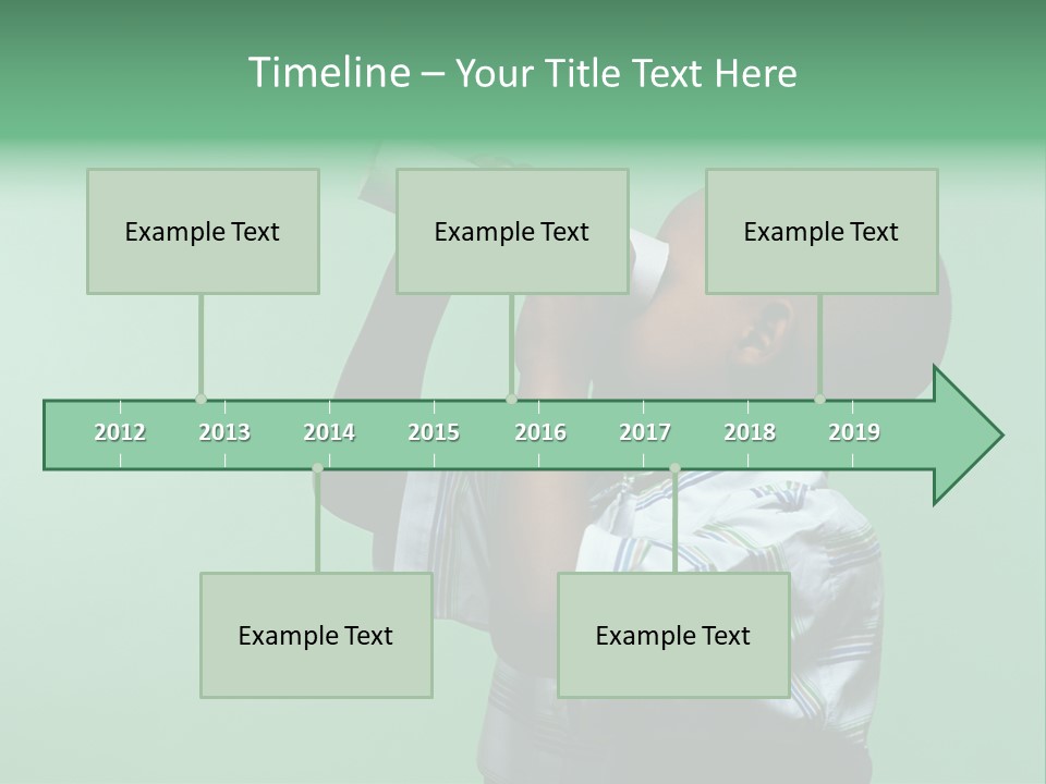 Boardroom Toon Teamwork PowerPoint Template
