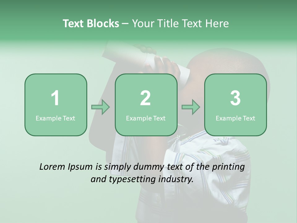 Boardroom Toon Teamwork PowerPoint Template
