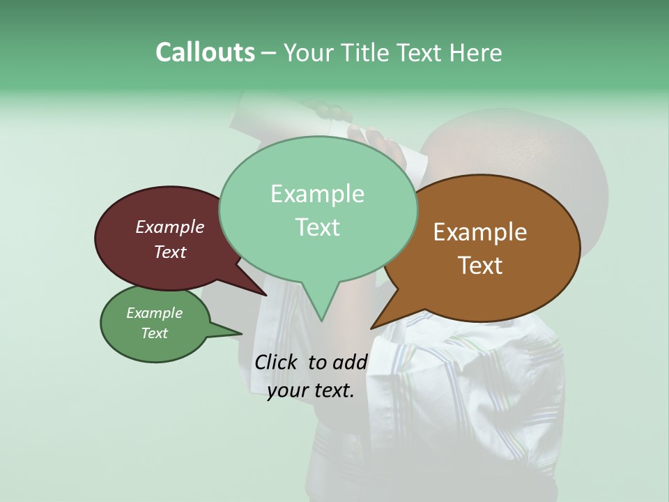 Boardroom Toon Teamwork PowerPoint Template