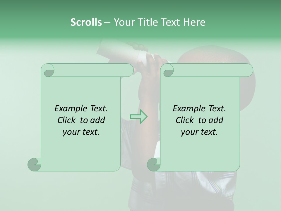Boardroom Toon Teamwork PowerPoint Template