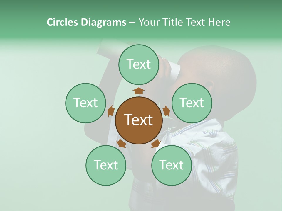 Boardroom Toon Teamwork PowerPoint Template