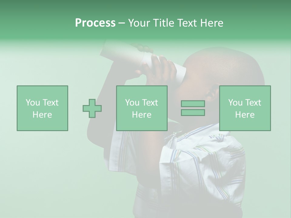 Boardroom Toon Teamwork PowerPoint Template