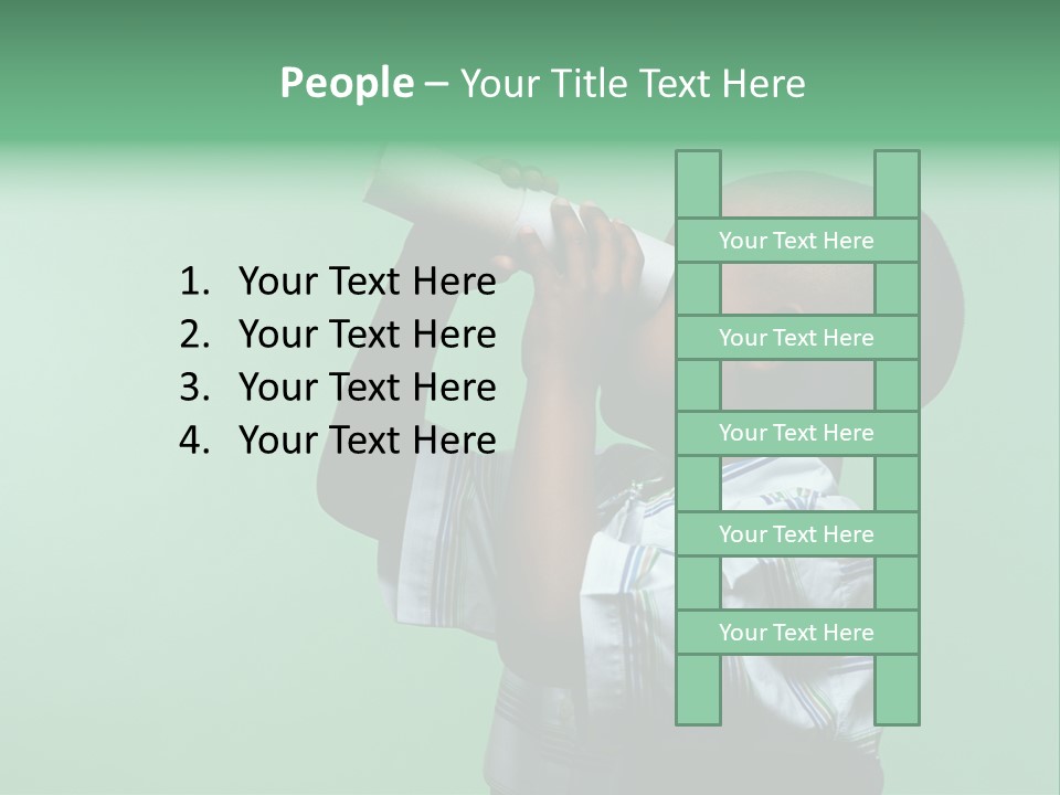 Boardroom Toon Teamwork PowerPoint Template