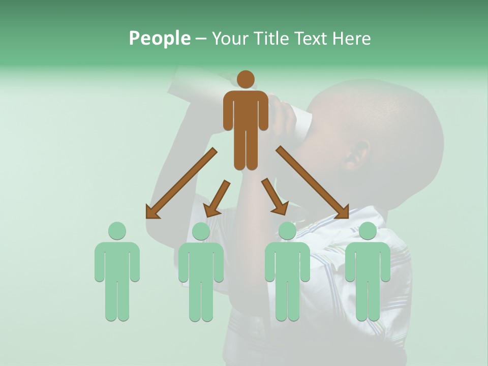 Boardroom Toon Teamwork PowerPoint Template