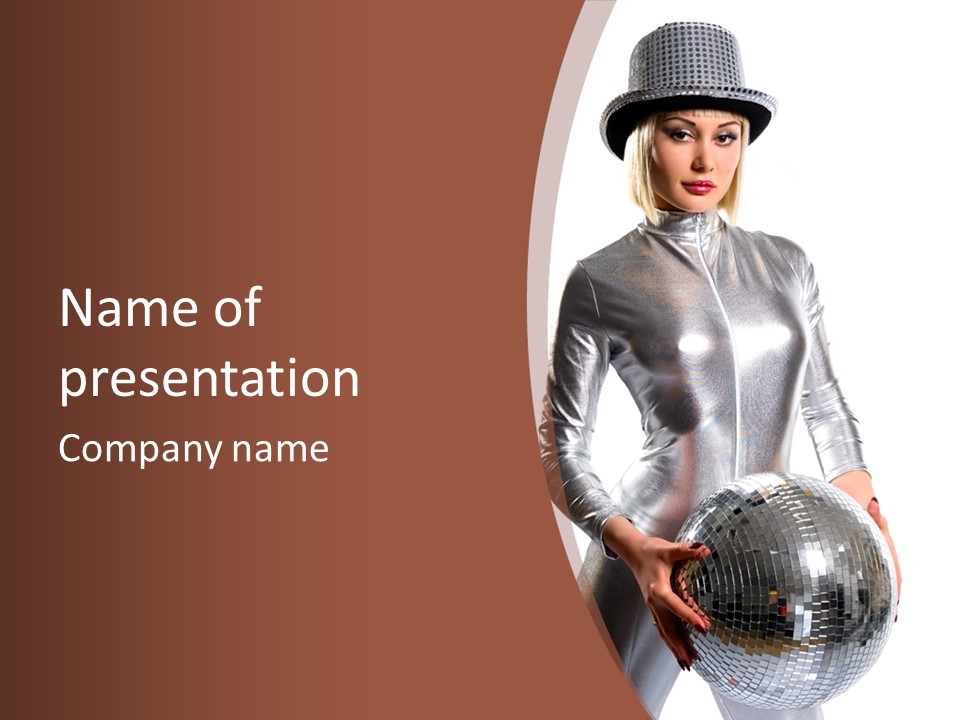 Glitter Body People PowerPoint Template