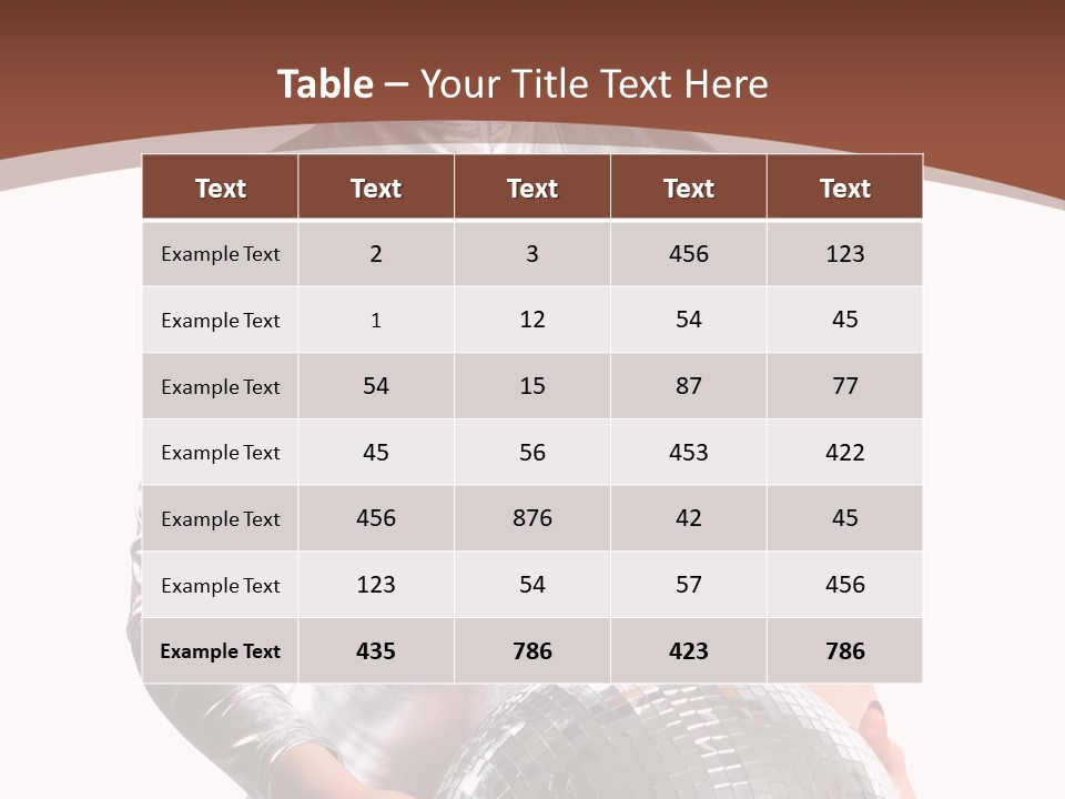 Glitter Body People PowerPoint Template