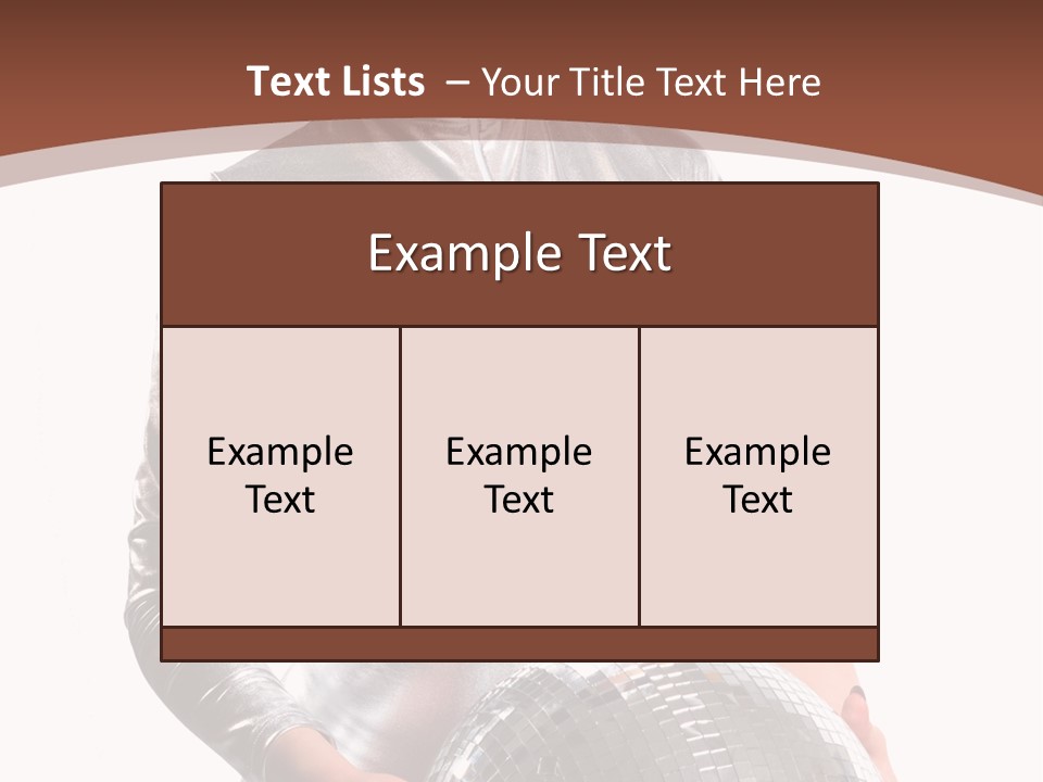 Glitter Body People PowerPoint Template