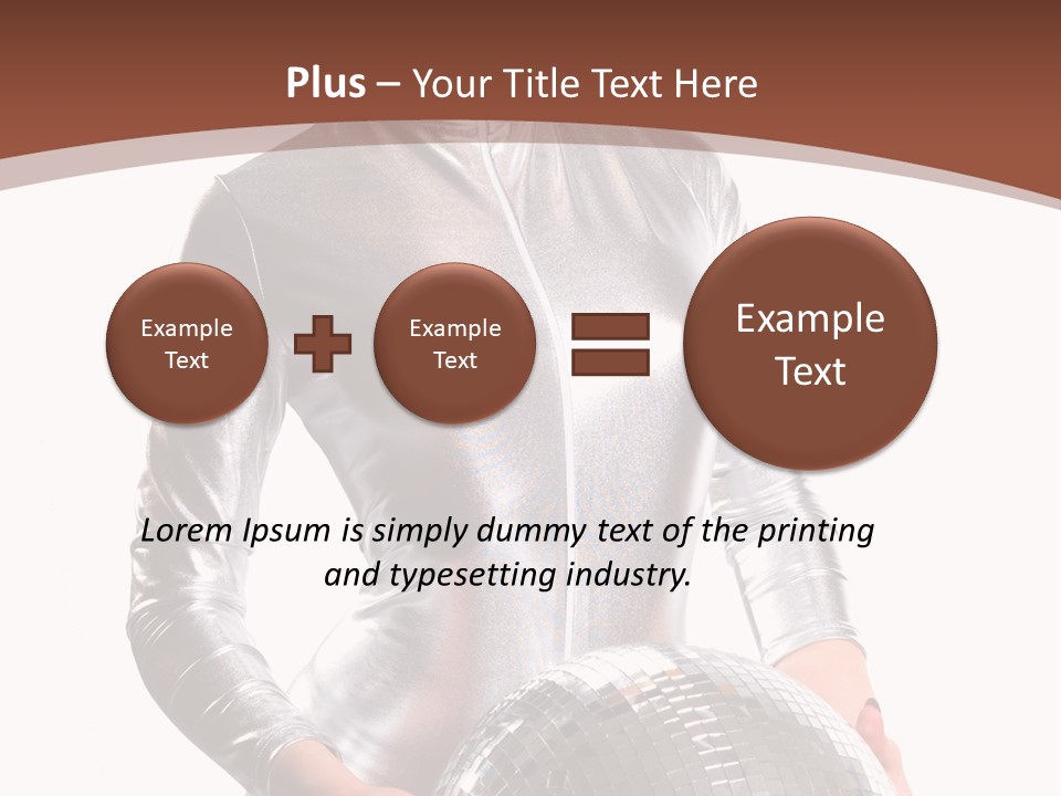 Glitter Body People PowerPoint Template