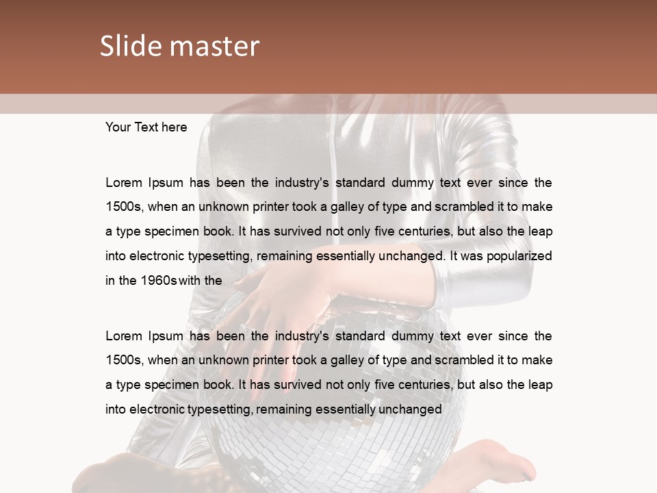 Slim Shiny Silver PowerPoint Template
