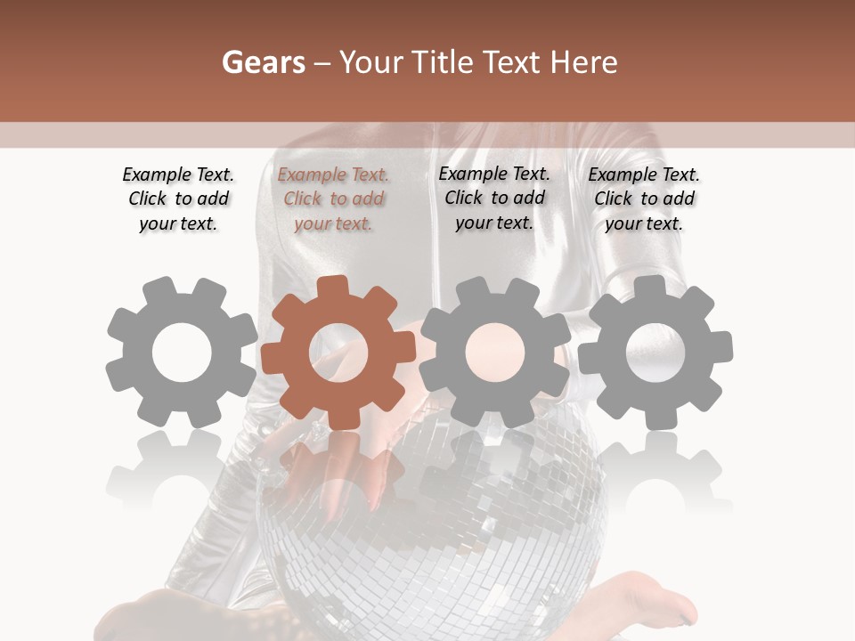 Slim Shiny Silver PowerPoint Template