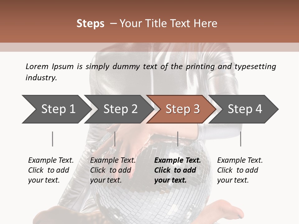 Slim Shiny Silver PowerPoint Template