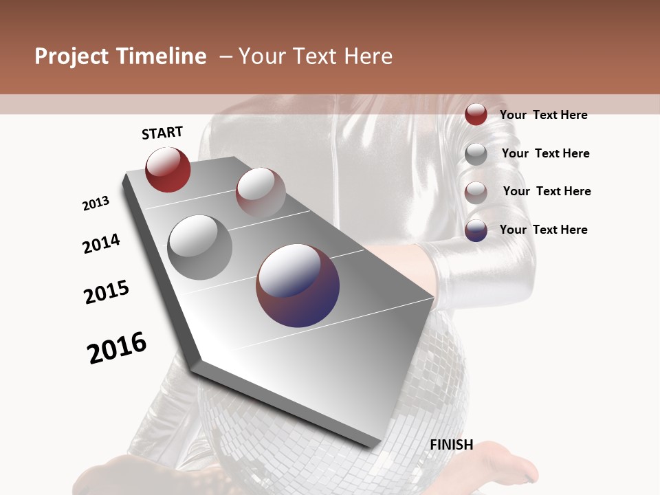 Slim Shiny Silver PowerPoint Template