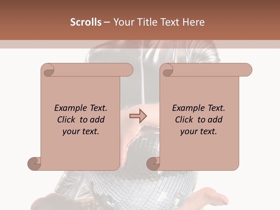 Slim Shiny Silver PowerPoint Template