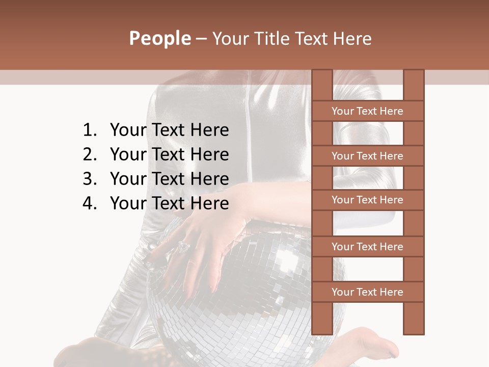 Slim Shiny Silver PowerPoint Template