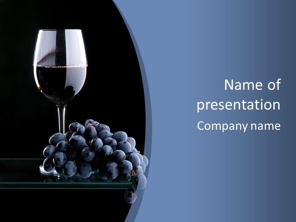 Cork Style Wine PowerPoint Template