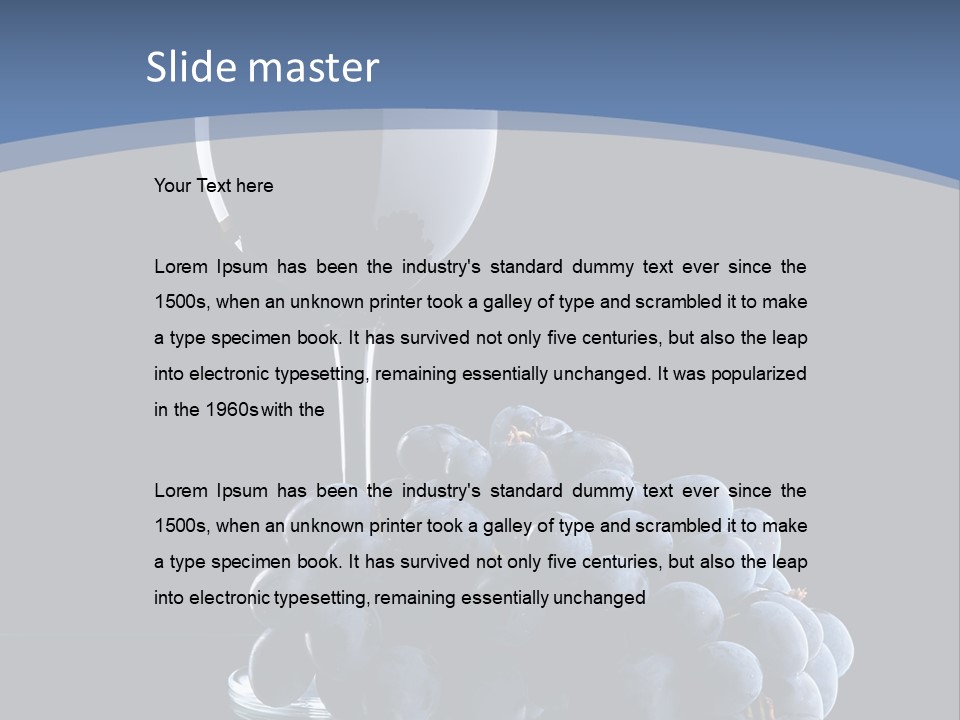 Cork Style Wine PowerPoint Template