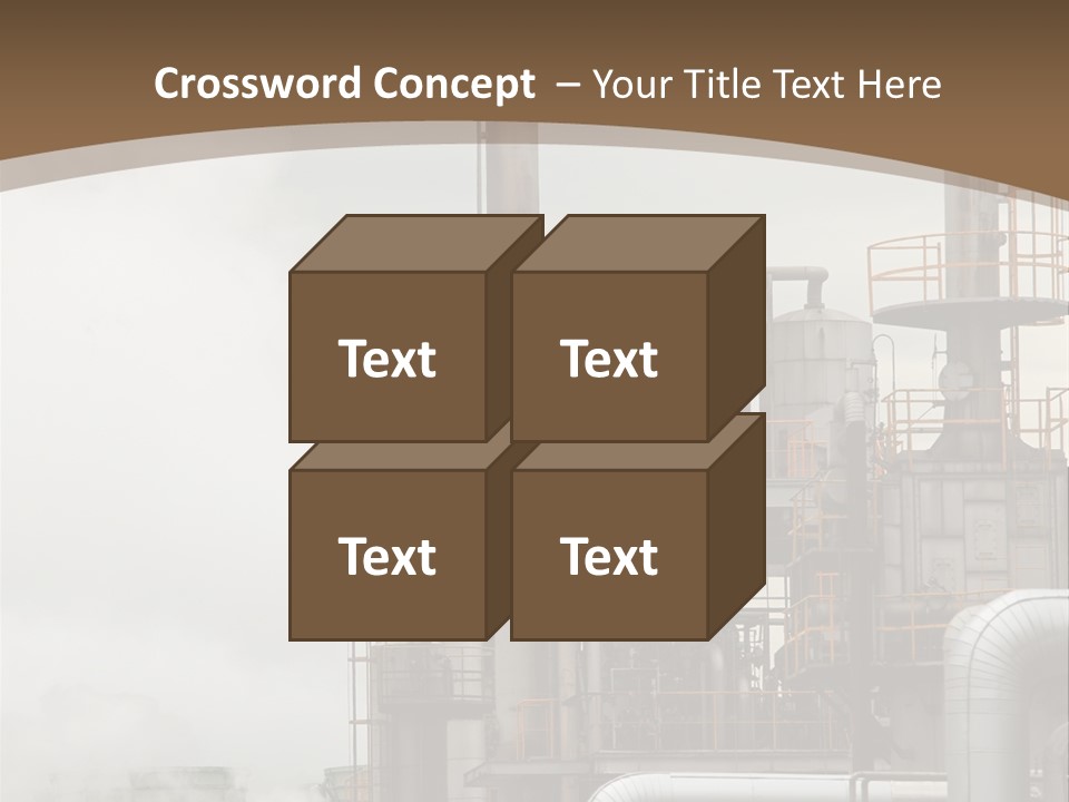 Valves Petrochemical Manufacturing PowerPoint Template