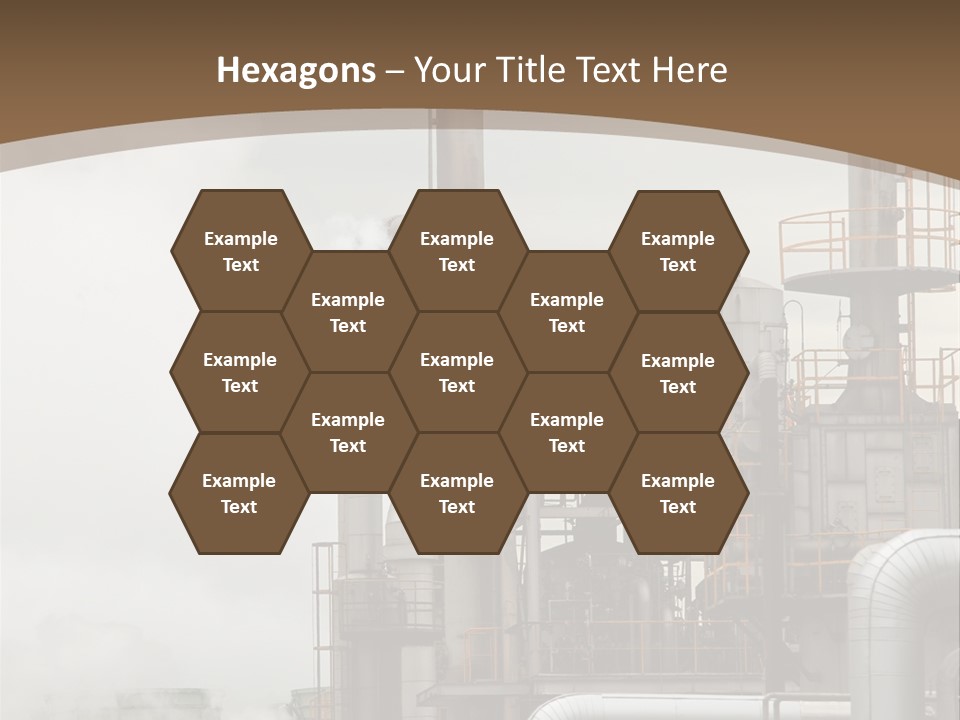 Valves Petrochemical Manufacturing PowerPoint Template