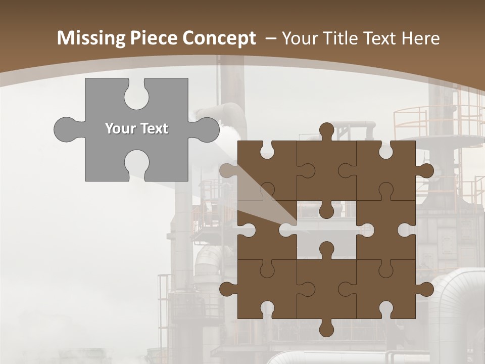 Valves Petrochemical Manufacturing PowerPoint Template
