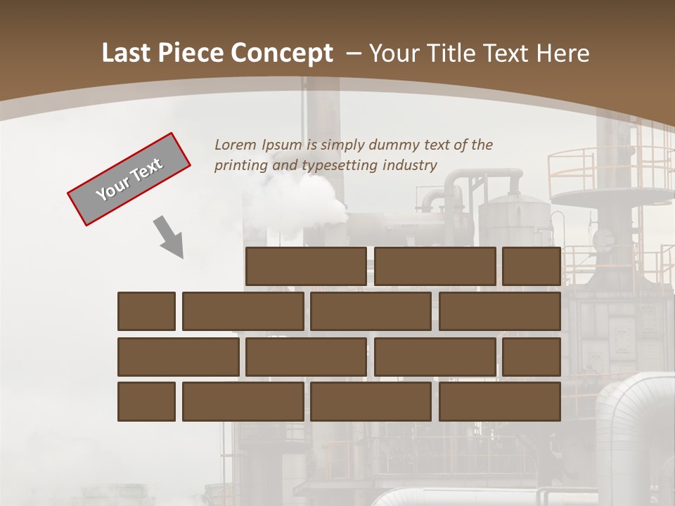 Valves Petrochemical Manufacturing PowerPoint Template