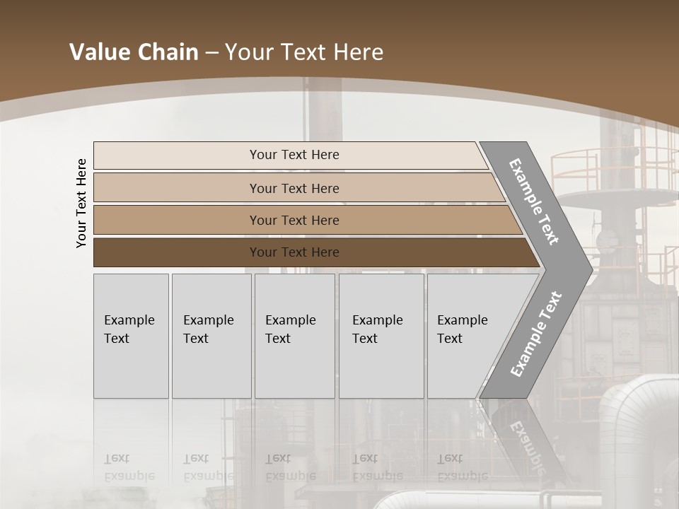 Valves Petrochemical Manufacturing PowerPoint Template