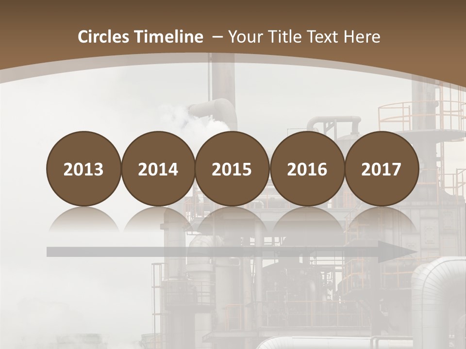 Valves Petrochemical Manufacturing PowerPoint Template