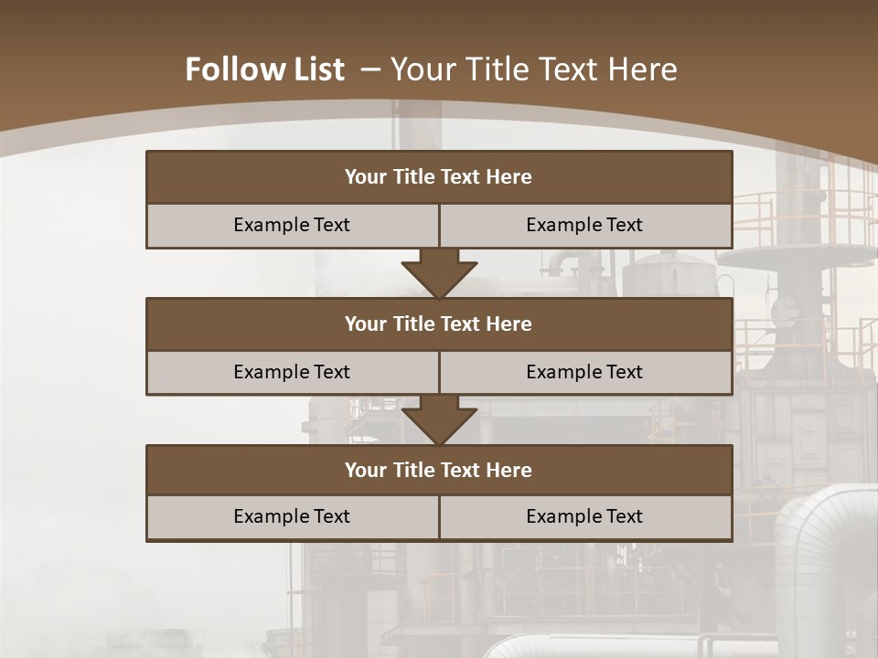Valves Petrochemical Manufacturing PowerPoint Template