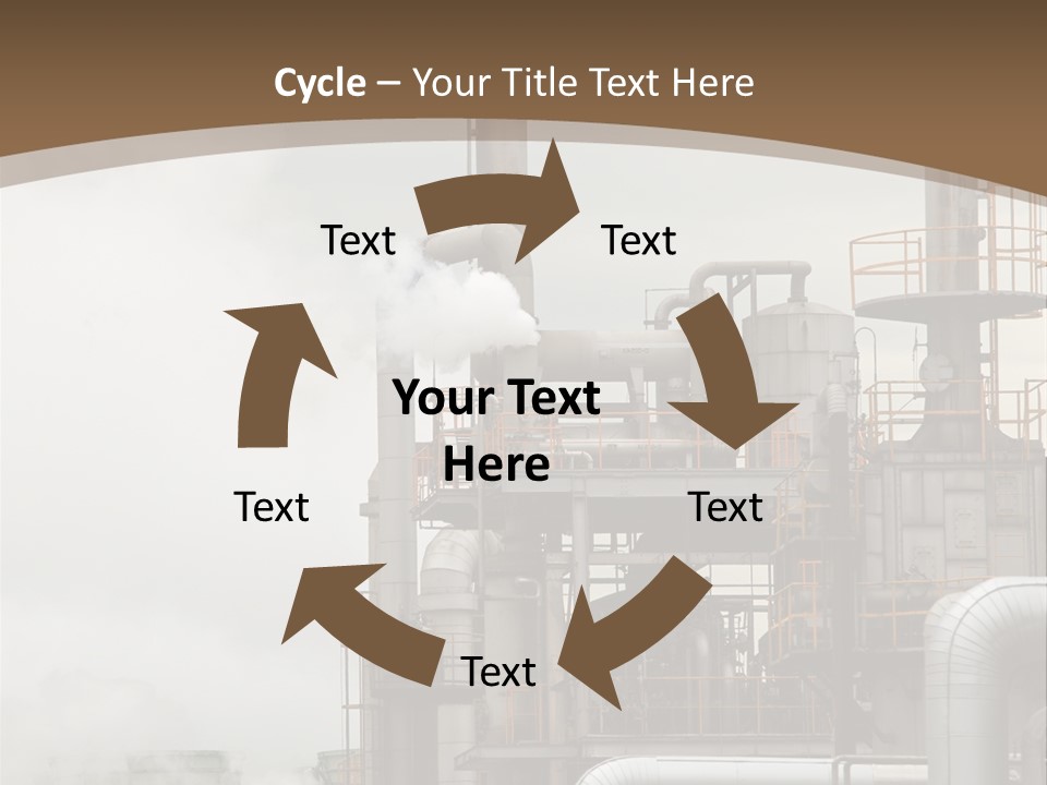Valves Petrochemical Manufacturing PowerPoint Template