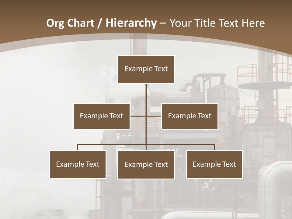 Valves Petrochemical Manufacturing PowerPoint Template