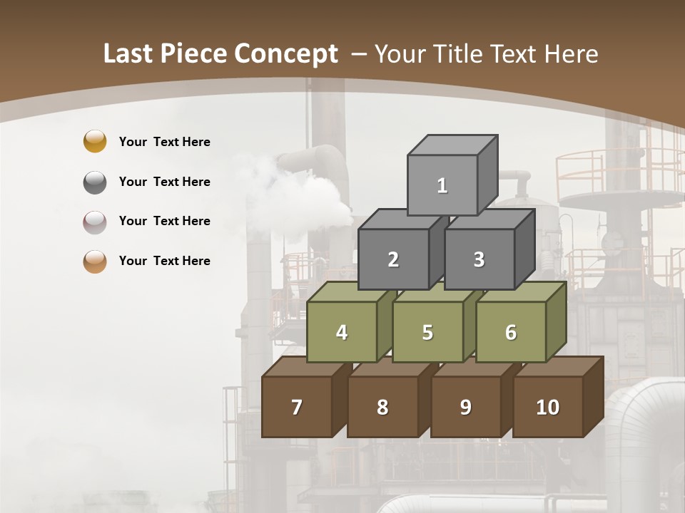 Valves Petrochemical Manufacturing PowerPoint Template