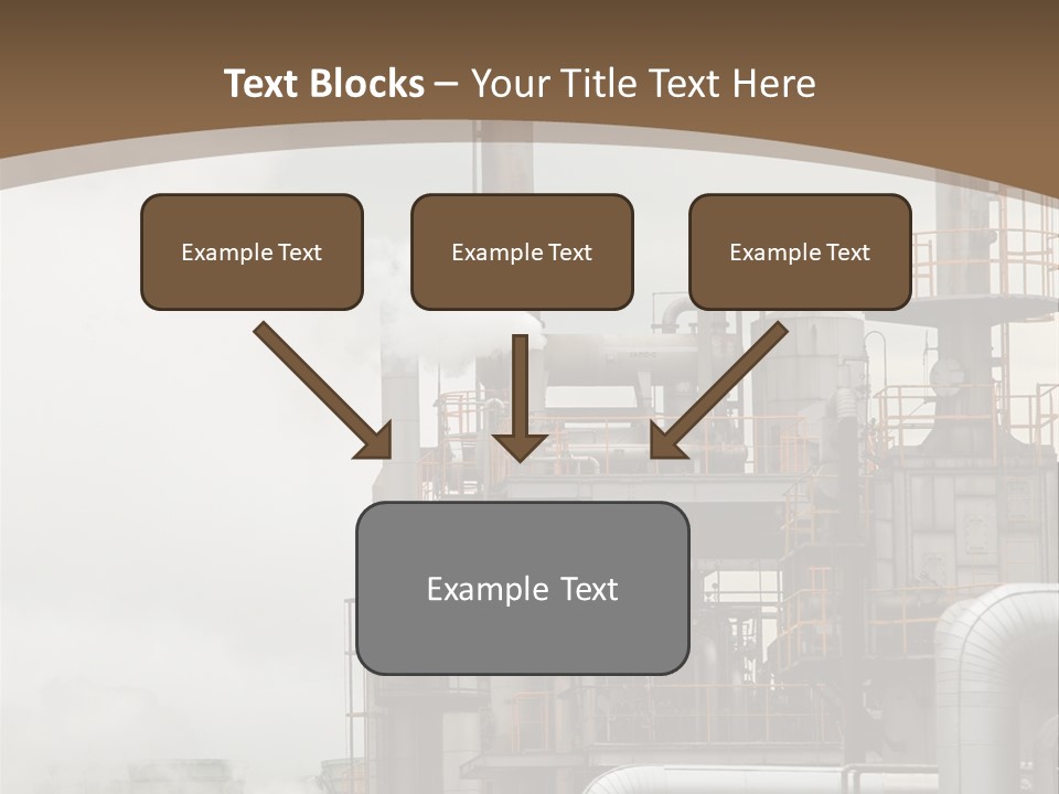 Valves Petrochemical Manufacturing PowerPoint Template