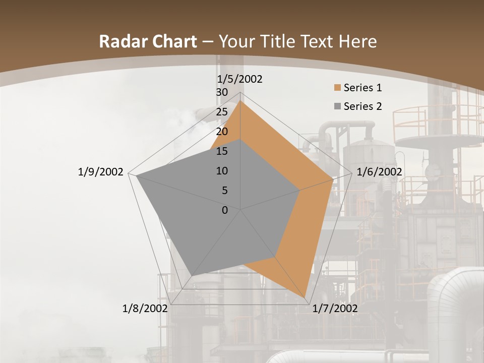 Valves Petrochemical Manufacturing PowerPoint Template