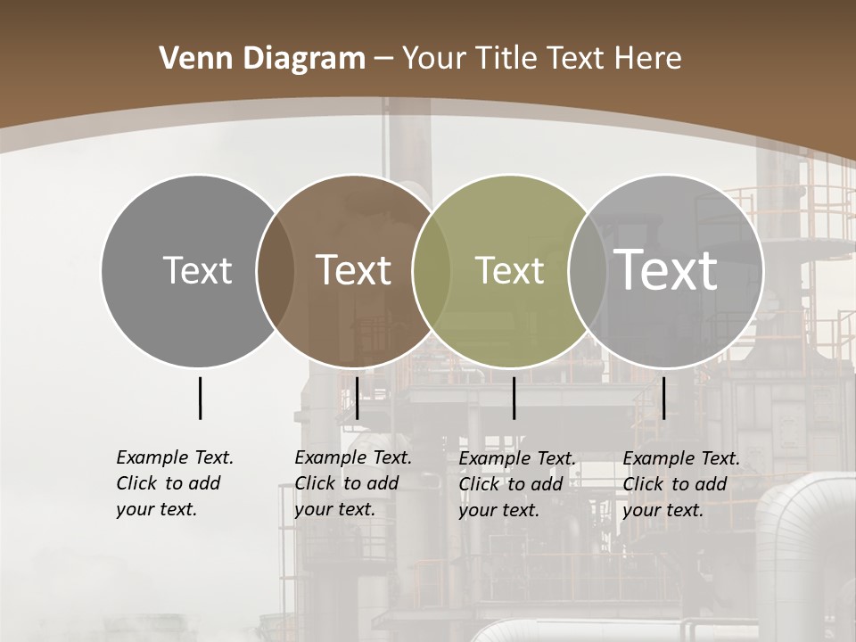 Valves Petrochemical Manufacturing PowerPoint Template