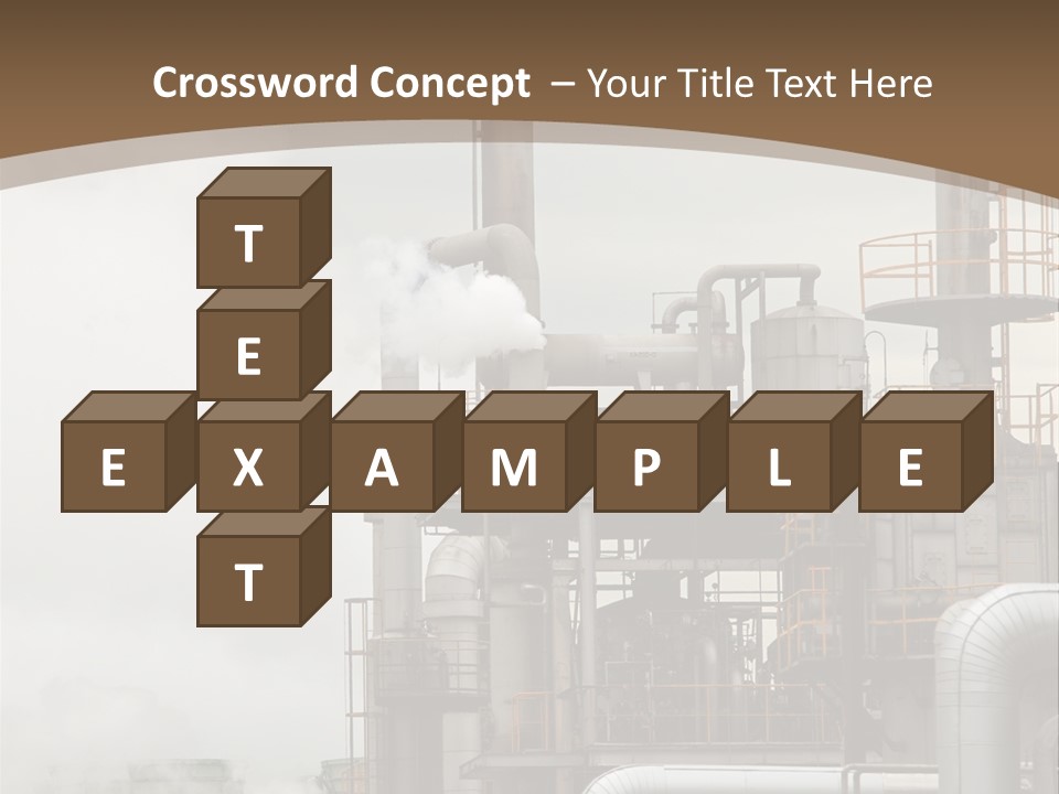 Valves Petrochemical Manufacturing PowerPoint Template