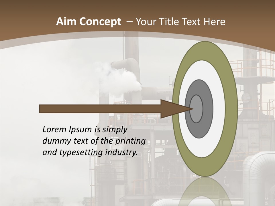 Valves Petrochemical Manufacturing PowerPoint Template