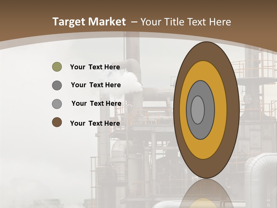 Valves Petrochemical Manufacturing PowerPoint Template