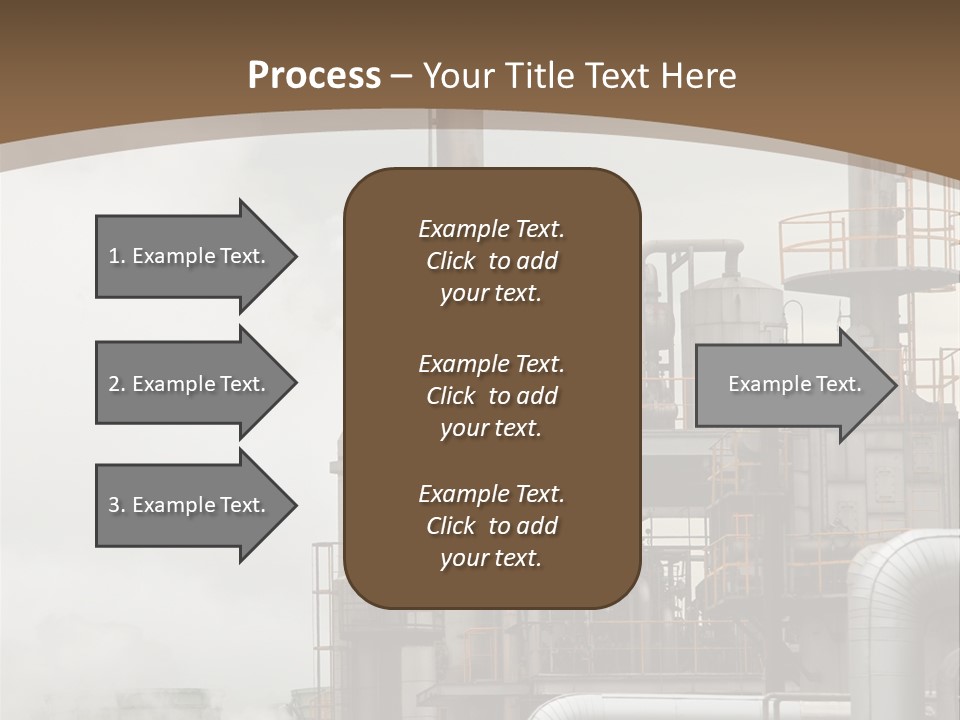 Valves Petrochemical Manufacturing PowerPoint Template