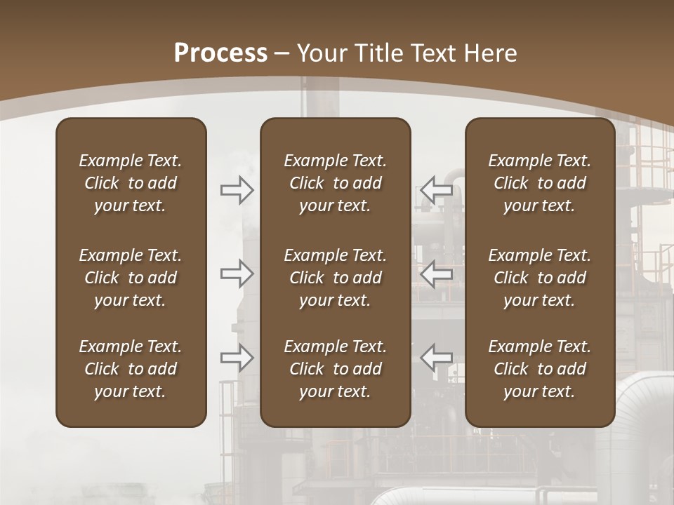 Valves Petrochemical Manufacturing PowerPoint Template