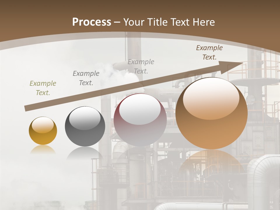 Valves Petrochemical Manufacturing PowerPoint Template