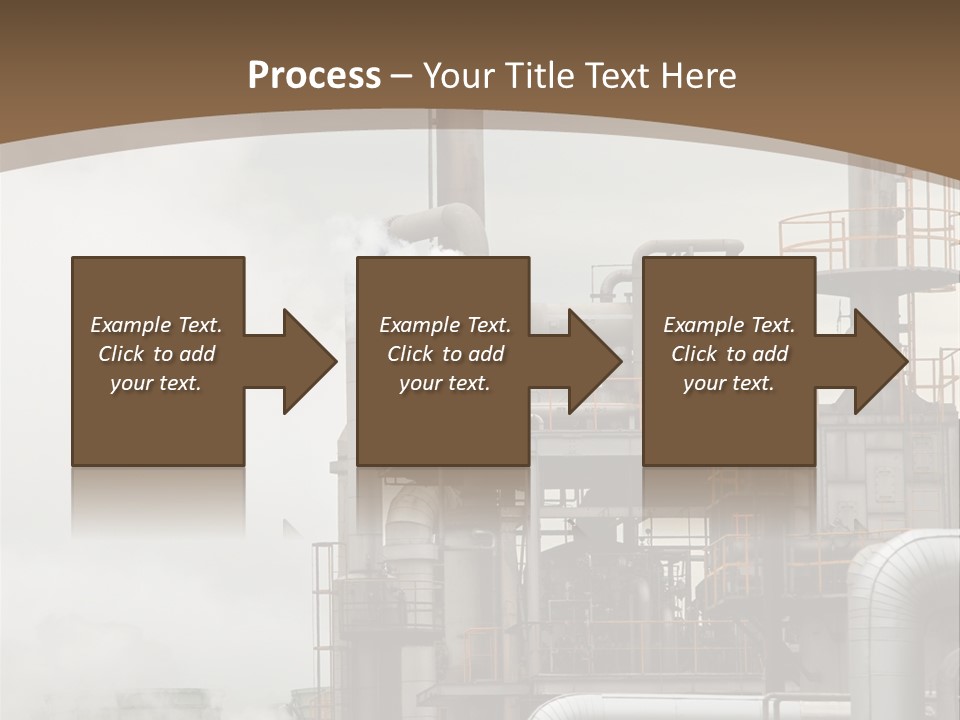 Valves Petrochemical Manufacturing PowerPoint Template