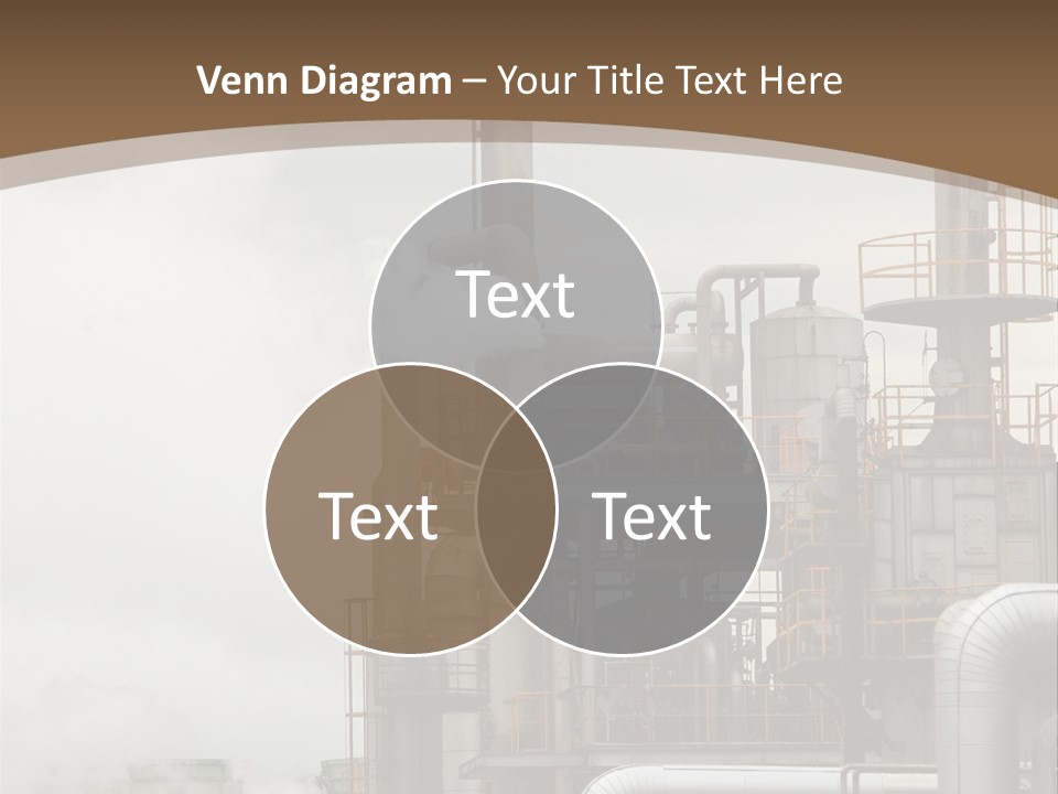 Valves Petrochemical Manufacturing PowerPoint Template